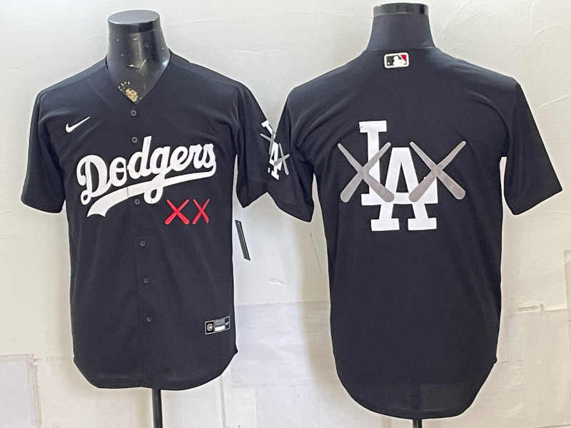 Men Los Angeles Dodgers blank black 2026 Nike NBA jersey 0727001->tampa bay rays->MLB Jersey